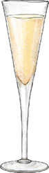 French75 Cocktail illustration