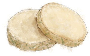 Recipe illustration for grange disk shortbread recipe