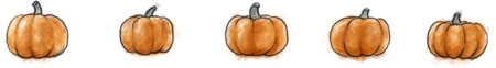 Halloween pumpkin recipe illustration