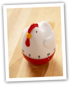 Chicken timer for Thanksgiving cooking plan