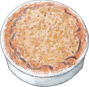 Illustrated eggplant parmigana recipe