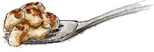 Mac And Cheese fork illustration for the greatest truffle mac n cheese recipe Mac And Cheese fork illustration for the greatest truffle mac n cheese recipe