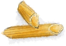 Penne illustration for mac and cheese recipe Penne illustration for mac and cheese recipe