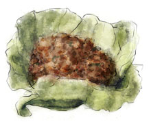 Lettuce pack illustration for recipe