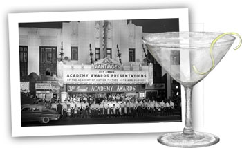 vodka martini and oscar photo for cocktail party ideas