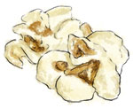 Popcorn Illustration for truffle popcorn recipe