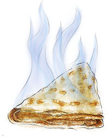 Flaming crepe suzette for summer picnic recipes