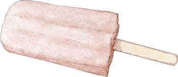 Arnold Palmer gin Ice popsicle illustration