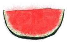 Watermelon slice illustration