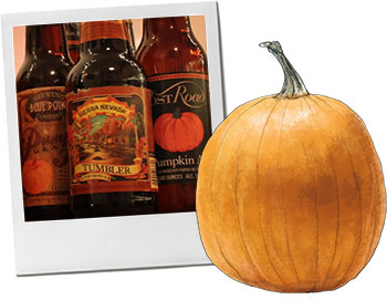 Halloween pumpkin beer for autumn recipes