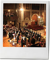 Christmas carols at St Barts for Christmas hot chocolate recipe