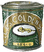 Golden Syrup illustration for Burns night flapjack recipe Golden Syrup illustration for Burns night flapjack recipe