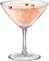 pomitini illustration for cocktails recipe