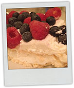 Pavlova photo for recipe Pavlova photo for recipe