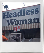 Headless woman