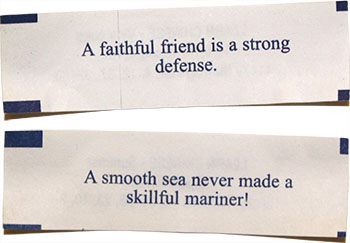 Fortune cookie fortune