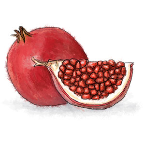 Pomegranate for pork shoulder ragu