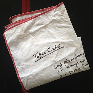 Toffee Cake Tea Towel