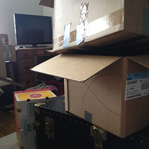 boxes and moving